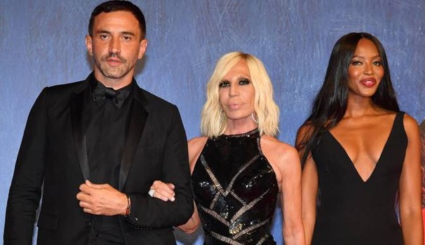 Riccardo Tisci, Donatella Versace e Naomi Campbell