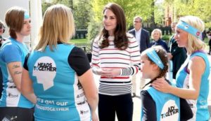 Kate Middleton all'incontro con il team Heads Together (Courtesy of Luisa Spagnoli)